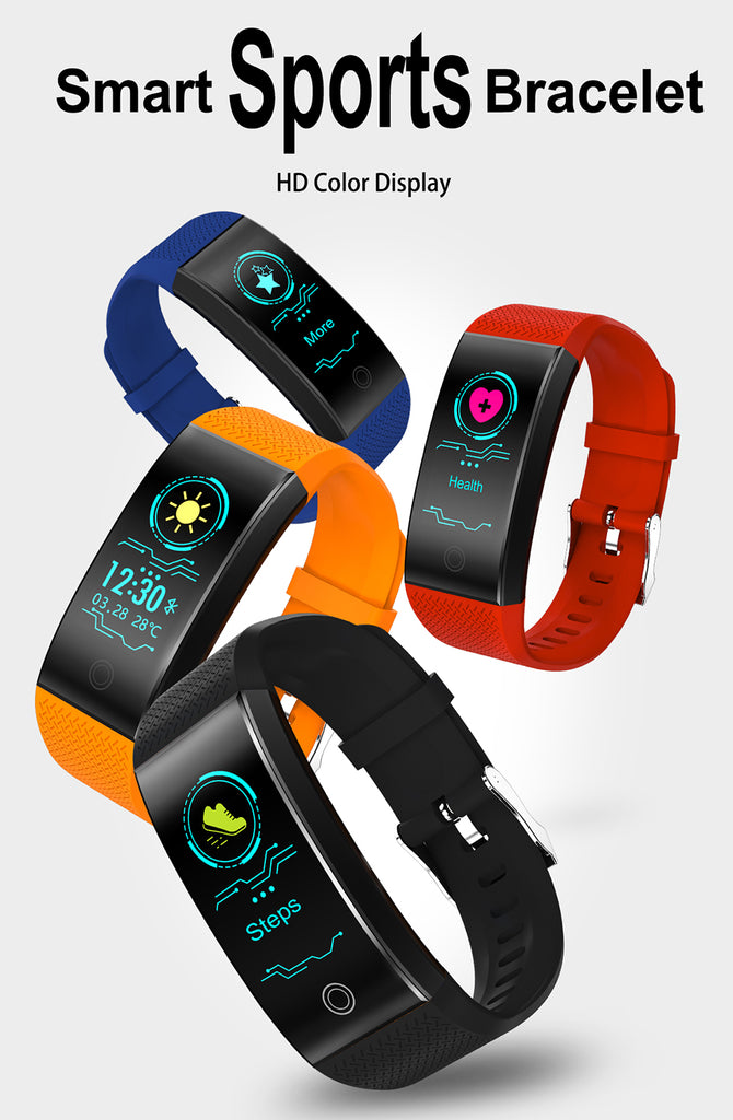 Waterproof Heart Rate Monitor Smart Bracelet - Wellness, Health & Fitness