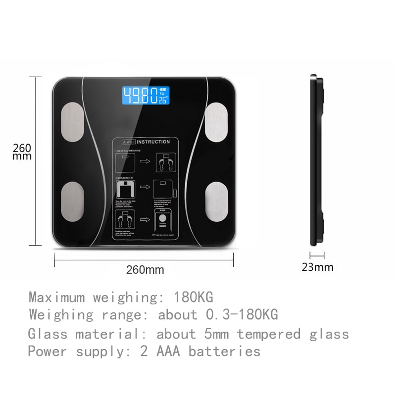 Bathroom Weight Scale - Wellness, Health & Fitness