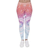 Aztec Round Ombre Printing Leggings - Wellness, Health & Fitness