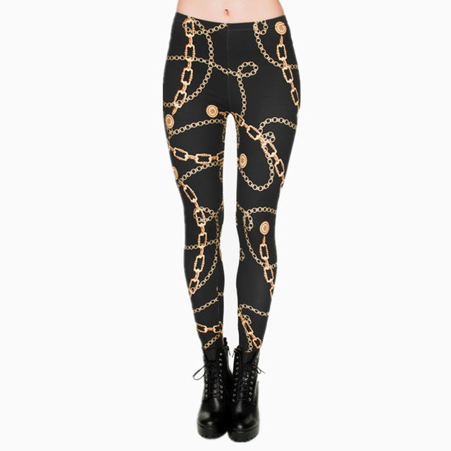 Aztec Round Ombre Printing Leggings - Wellness, Health & Fitness