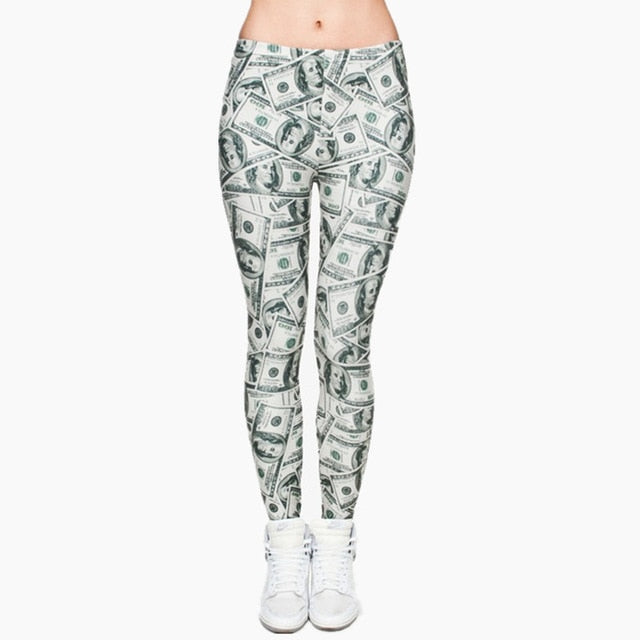 Aztec Round Ombre Printing Leggings - Wellness, Health & Fitness