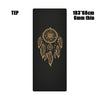 183X68cm 6mm Suede TPE Yoga Mat - Wellness, Health & Fitness