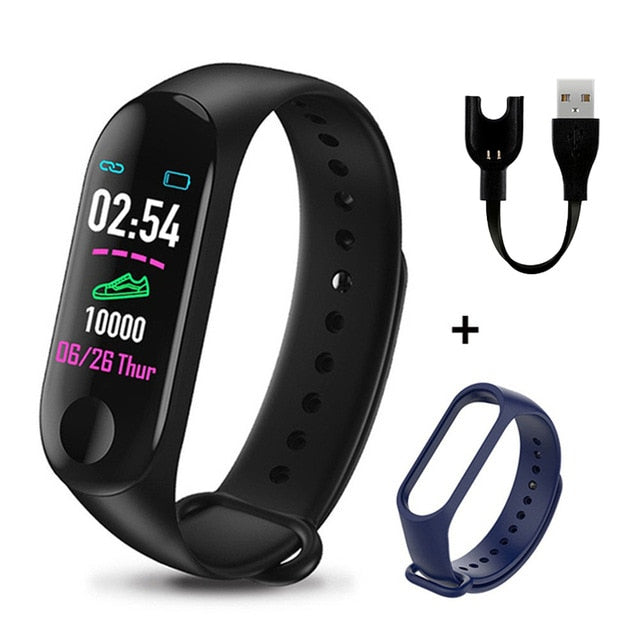 M3 Plus Smart Bracelet Heart Rate  Fitness Tracker - Wellness, Health & Fitness