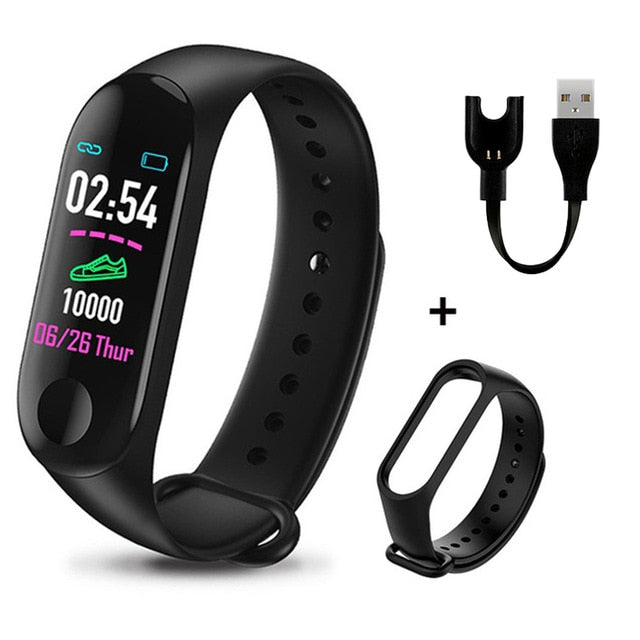 M3 Plus Smart Bracelet Heart Rate  Fitness Tracker - Wellness, Health & Fitness