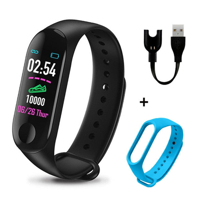 M3 Plus Smart Bracelet Heart Rate  Fitness Tracker - Wellness, Health & Fitness