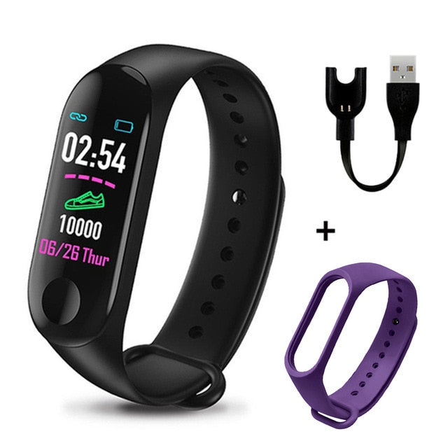 M3 Plus Smart Bracelet Heart Rate  Fitness Tracker - Wellness, Health & Fitness