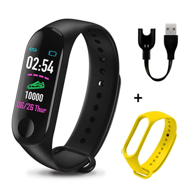 M3 Plus Smart Bracelet Heart Rate  Fitness Tracker - Wellness, Health & Fitness