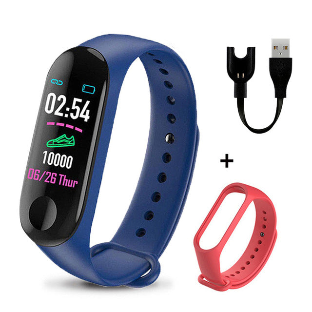 M3 Plus Smart Bracelet Heart Rate  Fitness Tracker - Wellness, Health & Fitness