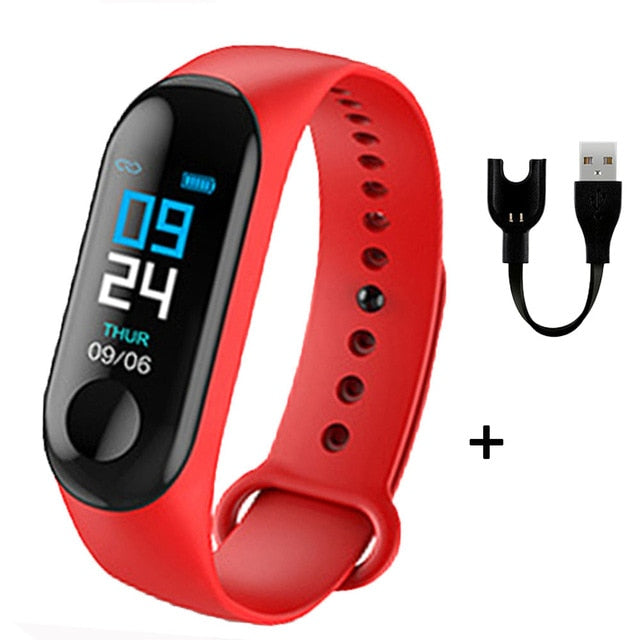 M3 Plus Smart Bracelet Heart Rate  Fitness Tracker - Wellness, Health & Fitness